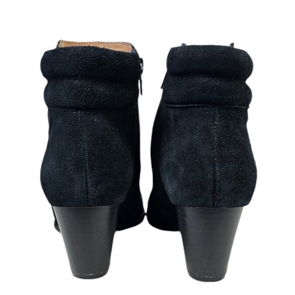 Vionic Womens Jessie Ankle Bootie Black Size 7.5 Suede Weather Resistant Comfort - Picture 3 of 11